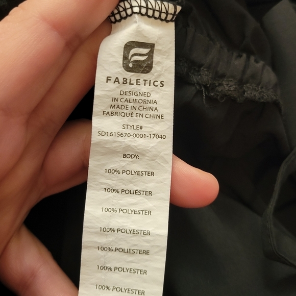 Fabletics Black Prue Cutout Off Shoulder Romper Size Medium - Picture 11 of 11
